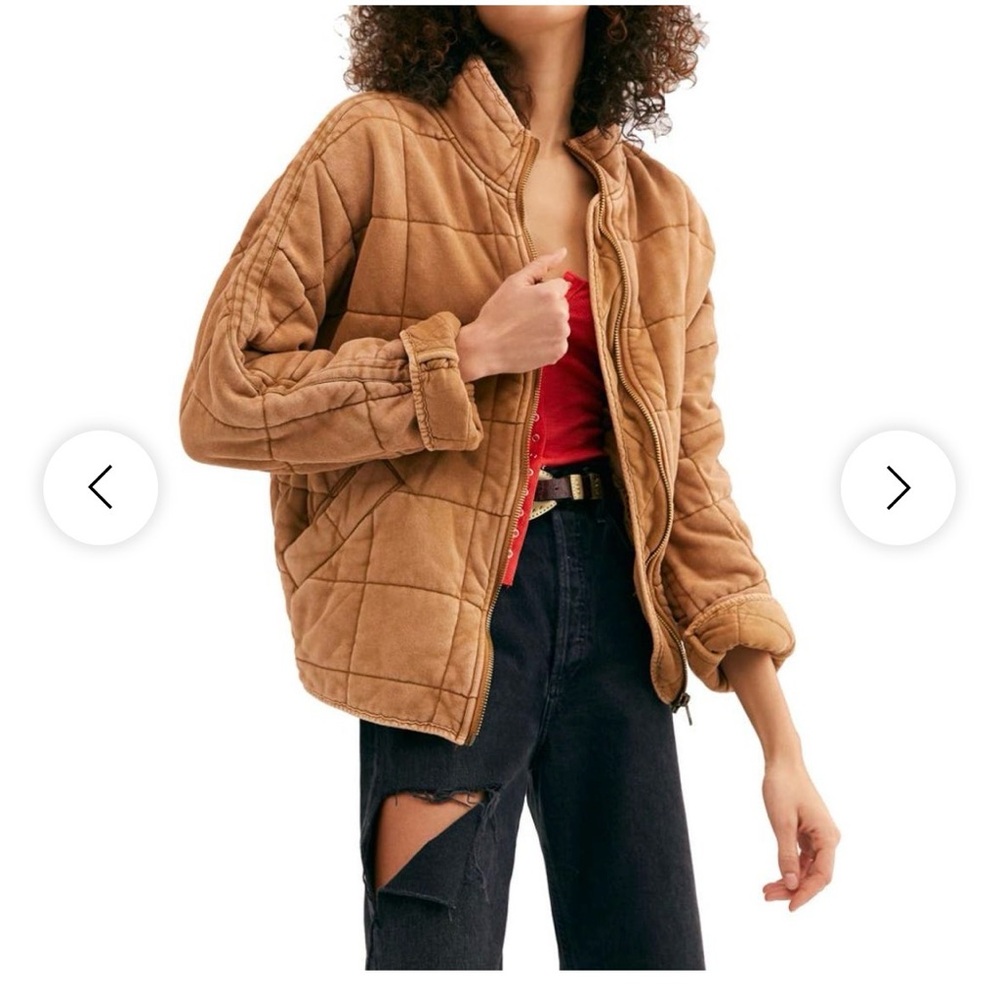 Free People Women's Dolman Quilted Knit Jacket